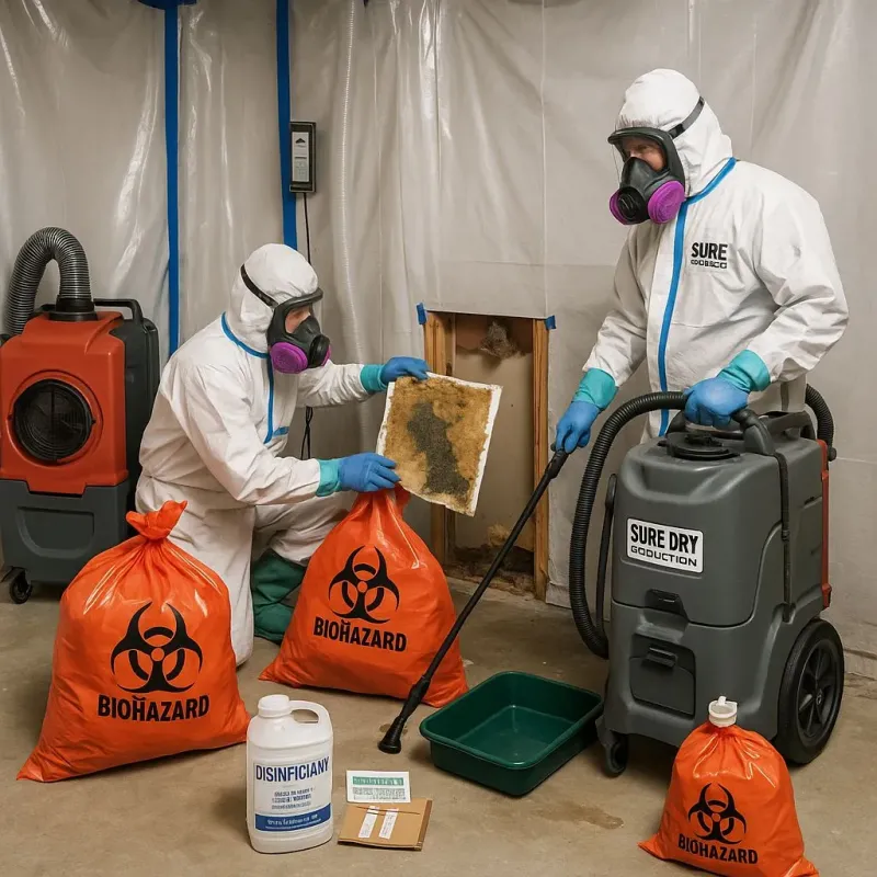Contaminated Water Handling Protocols process in Ancient Oaks, PA